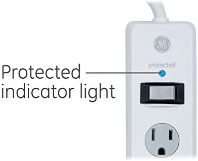 GE Surge Protector Power Strip, 2 Pack, 6 Ft Extension Cord - Image 6