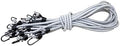 Kotap VBC-72WHT Heavy Duty Durable Multi-Use Bungee Cords with Hooks, 72-Inch, White (10-Pack) by Kotap