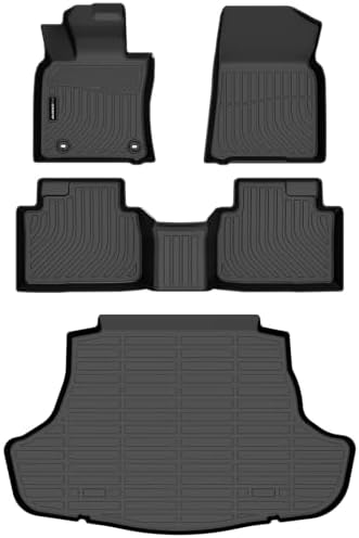 AUXKO All Weather Floor Mats Cargo Mat for Toyota Camry Hybrid 2024-2018 - Image 2
