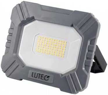 LUTEC 3500LM LED Work Light, Rechargeable Magnetic Work Lights with Stand, Portable 5000K Flood Light for Car Repair, Fishing, Camping, Emergency, Hiking, 3 Modes by LUTEC