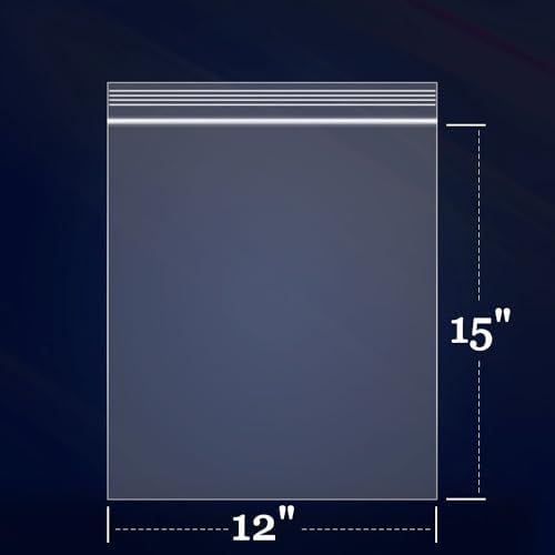 iMailer- 500 Count - 12" x 15" Large Clear Reclosable Zip Bags - Image 2
