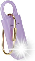 130db Personal Safety Alarm with Ultra Bright Strobe Light. Purple by MosaicAlarm