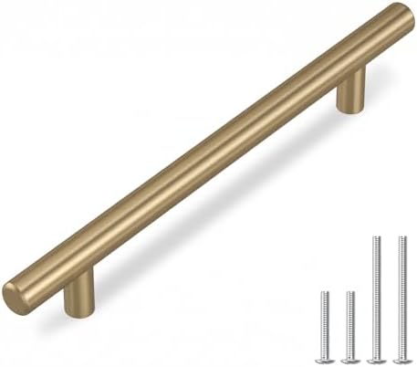 homdiy 40Pack 5in Cabinet Handles Champagne Bronze Kitchen Cabinet Pulls Drawer Pulls for Dresser Drawers by homdiy