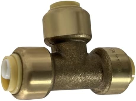 XFITTING Push Fit 3/8 Inch x 3/8 inch x 3/8 inch Push Fit Tee, 2 Pieces - Image 2
