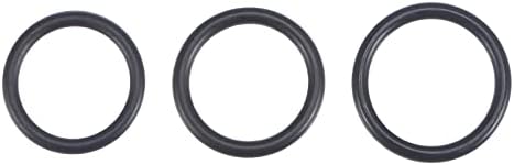 MECCANIXITY Nitrile Rubber O-Rings 16mm 17mm 18mm OD 12mm 13mm 14mm ID 2mm Thick Seal Gasket, Black 30in1 Set by MECCANIXITY