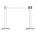 VIP Crowd Control Retractable Belt Stanchion Queue Safe Barrier, 35in Crowd by Unknown