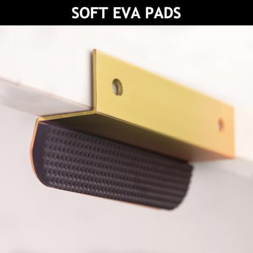 RVPEKUPE 2-Pack Under Cabinet Foot Pull for Trash Drawer, Gold 4" - Image 4