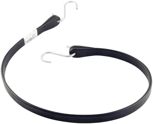 Erickson (06704) 31" Long Industrial EPDM Rubber Tarp Strap with Metal Hooks by Erickson