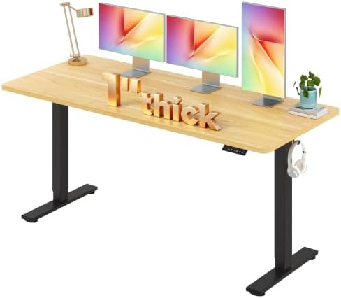 60x 24x 1''One-piece Standing Desk Stand Up Adjustable Desk by FitStand