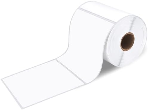 ESSENTIAL 4" x 4" Direct Thermal Shipping Labels (350 Labels, 1 Roll) by ESSENTIAL