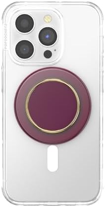 PopSockets Phone Grip for MagSafe, Magnetic Holder- Red Wine - Image 3