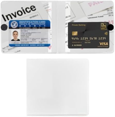 Ziciner Car Registration and Insurance Holder, 5.2"× 4.7" Premium Leather Auto Glove Box Organizer with Closure, Essential Car Document Holder for Card, Driver License (White) by Ziciner
