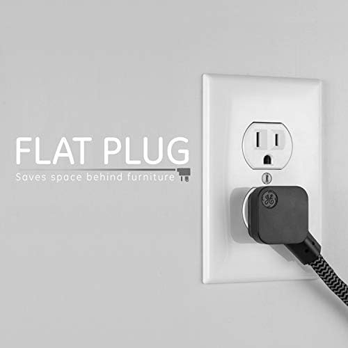 GE 3-Outlet Power Strip Mini Extension Cord with Multiple Outlets 5 Inch, 0.42 ft | 20 Pack - Image 4