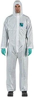 Hazmat Suits Hooded Coveralls Disposable Chemical-Resistant, Elastic, Unisex-Adult Industrial 8 Sizes by Unknown