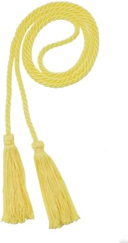 Tassel Depot Graduation Honor Cord - Lemon - Every School Color Available - Made In Usa by TasselDepot