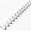 Binditek Plastic Spiral Binding Coils, 6 mm, 4:1 Pitch, White, 50 Pack by Binditek