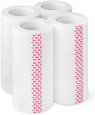 Amazon Basics Matte Finish Invisible Tape, 3/4" x 1000" (27.78 Yards), Translucent, 24-Pack by AmazonBasics
