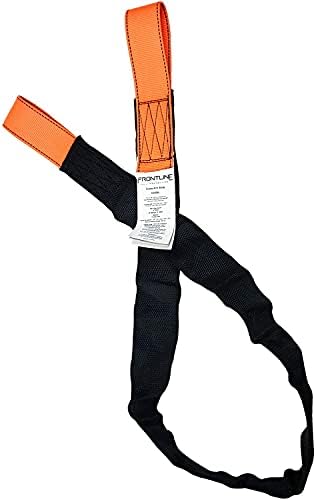 Frontline COS06L Concrete Embed Anchor Strap with Looped Ends 6' | ANSI & OSHA Compliant | Pour-in Disposable Anchor | 310 lbs. Capacity | Color Orange/Black (Pack of 50) - Image 2