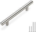 homdiy 5Pack Brushed Nickel Cabinet Pulls Cabinet Handles - 3.5in Hole Centers Pulls, Modern Cabinet Hardware for Kitchen Cabinets, Dresser Drawers by homdiy