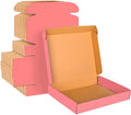 Pink Cardboard Corrugated Boxes - 13x10x2, 30 Pack - Shipping & Mailing Boxes by werfami