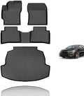 KELCSEECS Floor Mats & Cargo Liner for 2020 2021 2022 2023 2024 2025 2026 Corolla/Corolla Hybrid(Only Sedan) All Weather Car Mats Cargo Mat Trunk Mat Corolla Floor Mats Trunk Liner by KELCSEECS