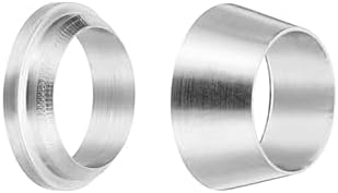 PATIKIL 8mm Tube OD 304 Stainless Steel Compression Tube Fitting Sleeve, 20 Pack Double Ferrule Ring Tubing Fitting Assortment Kit, Silver - Image 3