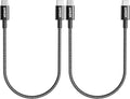 Anker USB C to USB C Cable, 60W Fast Charging Cable (2-Pack, 1 ft, Black) by Anker
