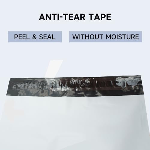 White Shipping Bags, Self-Seal Poly Mailers 10x13 Inch, 500 Pack - Image 3