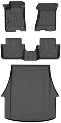 All Weather Floor Mats & Cargo Liner for Acura TLX AWD 2015-2020 Set by HAFIDI