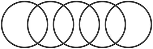 uxcell Nitrile Rubber O-Rings 145mm OD 138.8mm ID 3.1mm Width, Metric Sealing Gasket, Pack of 5 by uxcell