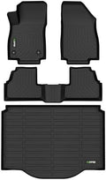 HAFIDI® Floor Mats & Cargo Liner Set Fit for 2014-2023 Chevy Trax & 2013-2023 Buick Encore (Not fit Encore GX) Car Mats for Trax All Weather Floor Liners TPE Custom Trax Accessories-Black by HAFIDI