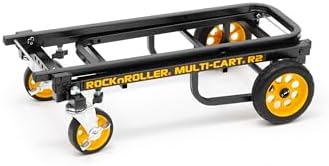 Rock-N-Roller R2RT (Micro) 8-in-1 Folding Multi-Cart/Hand Truck/Dolly/Platform Cart/26" to 39" Telescoping Frame/350 lbs. Load Capacity, Black - Image 4