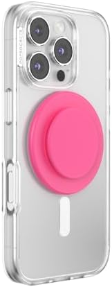 PopSockets Phone Grip for MagSafe, Magnetic Holder- Neon Pink - Image 2