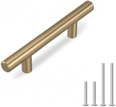 homdiy 200Pack 2-1/2in Cabinet Handles Champagne Bronze Kitchen Cabinet Pulls Drawer Pulls for Dresser Drawers by homdiy