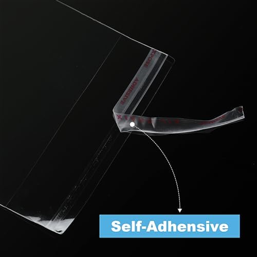 Geyoga 120 Pcs Clear Cellophane Bags Self Adhesive, 4 Size Cello Bags - Image 3