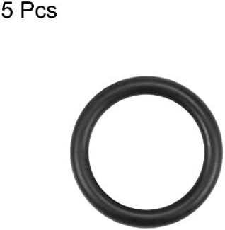 uxcell Nitrile Rubber O-Rings 20.3mm OD 15mm ID 2.65mm Width, Metric Nitrile Rubber Sealing Gasket, Pack of 5 - Image 2