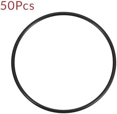 Nitrile Rubber O-Rings 76.6mm OD 73mm ID 1.8mm Width, Metric Sealing Gasket for Plumbing, Gas, Automotive and Faucet Repair, Pack of 50 - Image 2