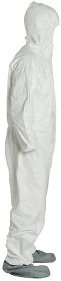 DuPont Tyvek 400 TY122S Disposable Protective Coverall Hood, Boots - Image 5