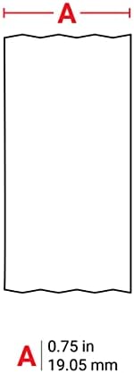 Brady Authentic (M21-750-595-BR) All-Weather Vinyl Label for Indoor/Outdoor ID, Lab and Equipment Labeling, White on Brown- ForM210, M210-LAB, M211, BMP21-PLUS and BMP21-LAB Printers, .75" W, 21' L - Image 3