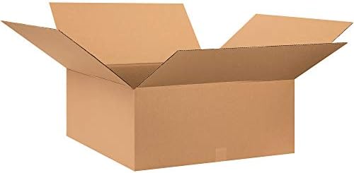 Choice Shipping Supplies 28x28x12 Corrugated Boxes, Large, 28L x 28W x 12H, Pack of 10 | Shipping, Packaging, Moving, Storage Box for Home or Business, Strong Wholesale Bulk Boxes by Unknown