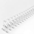 Binditek Plastic Spiral Binding Coils, 12 mm, 4:1 Pitch, Clear, 50 Pack by Binditek