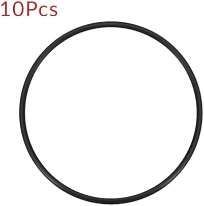 Nitrile Rubber O-Rings 90mm OD 82mm ID 4mm Width, Metric Sealing Gasket for Plumbing, Gas, Automotive and Faucet Repair, Pack of 10 - Image 3