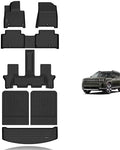 KELCSEECS® Floor Mats & Backrest Mats & Cargo Liner for 2026 2025 2024 Hyundai Santa Fe(Not fit Hybrid) Car Mats Trunk Liner Trunk Mat Santa Fe Floor Mats Cargo Mat Accessories Black by KELCSEECS