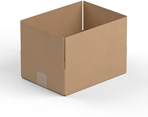 10" x 10" x 6" Kraft Corrugated RSC Shipping Box - 25/Bundle by Krollen+Industrial