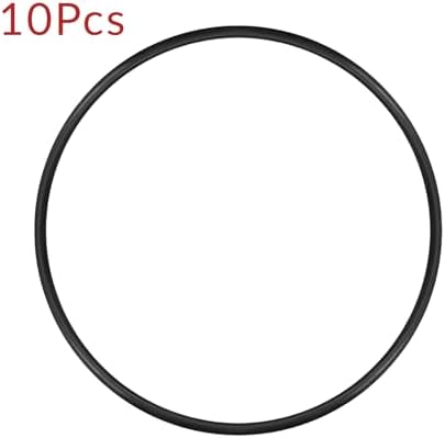 Nitrile Rubber O-Rings 132.1mm OD 125mm ID 3.55mm Width, Metric Sealing Gasket for Plumbing, Gas, Automotive and Faucet Repair, Pack of 10 - Image 2