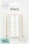 Talia Discbound Notebook - Discs (White, 1.5inch) by Talia