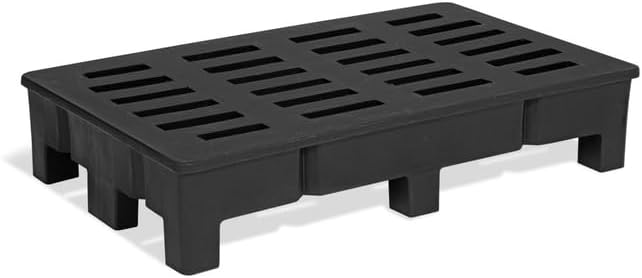 PolyMight Heavy-Duty Plastic Poly Dunnage Rack by SturdyEssentials
