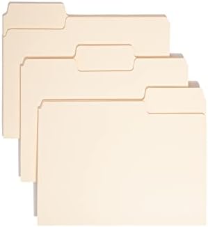 Smead SuperTab Heavyweight File Folder, Oversized 1/3-Cut Tab, Letter Size, Manila, 50 Per Box (10401) by SMEAD