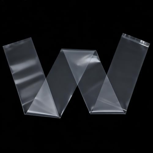 100 Pack Clear Poster Storage Bags 8 X 47 Inch 2.3 Mil Flat by Unknown