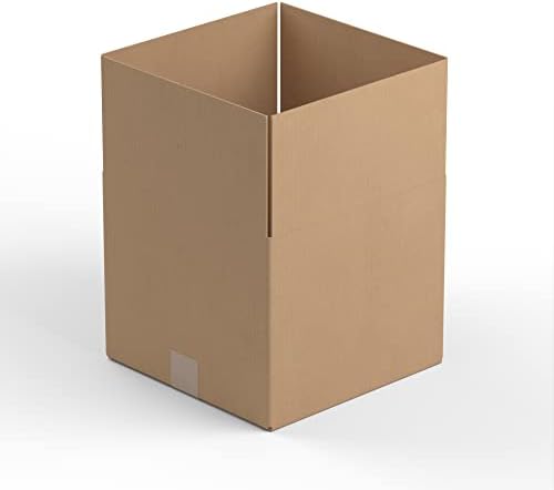 12" x 12" x 11" Kraft Corrugated RSC Shipping Box - 25/Bundle by Krollen+Industrial